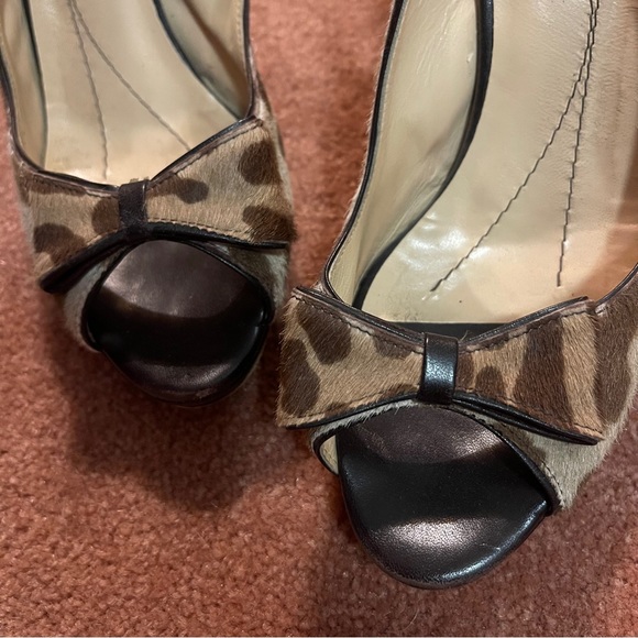 Kate Spade Animal Print Bow Heel - Picture 2 of 5